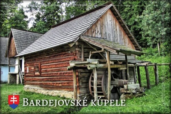Bardejov spa - open-air museum III. - Resin fridge magnet