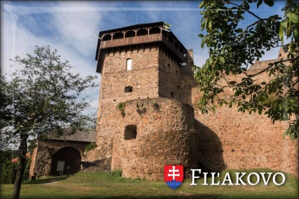 Fiľakovo Castle II. - Resin fridge magnet