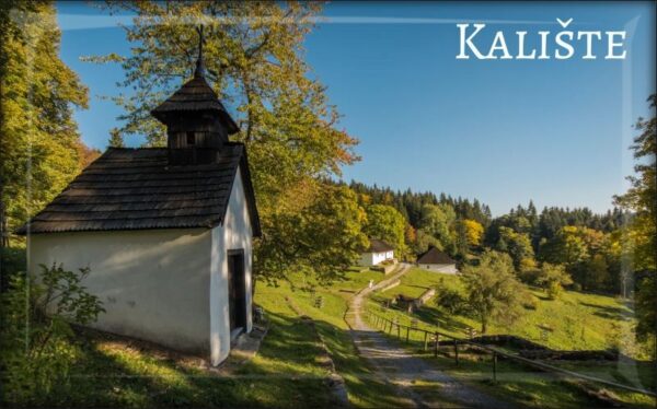 The village of Kalište I. - Resin fridge magnet
