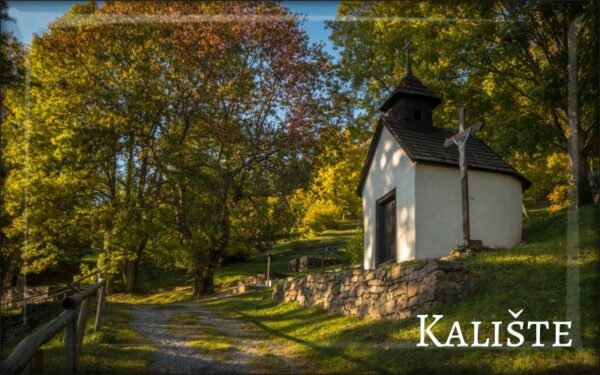 The village of Kalište III. - Resin fridge magnet