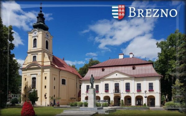 Brezno - square - Resin fridge magnet