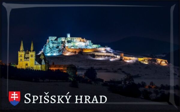 Spiš Castle - Resin fridge magnet