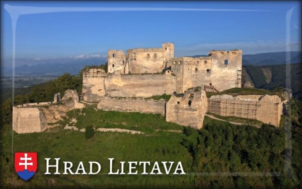 Castle Lietava I. - Resin fridge magnet