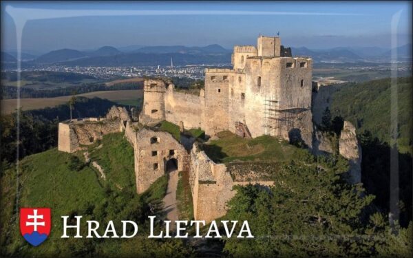 Castle Lietava II. - Resin fridge magnet