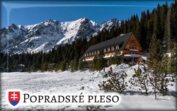 High Tatras - Popradské pleso I. - Resin fridge magnet