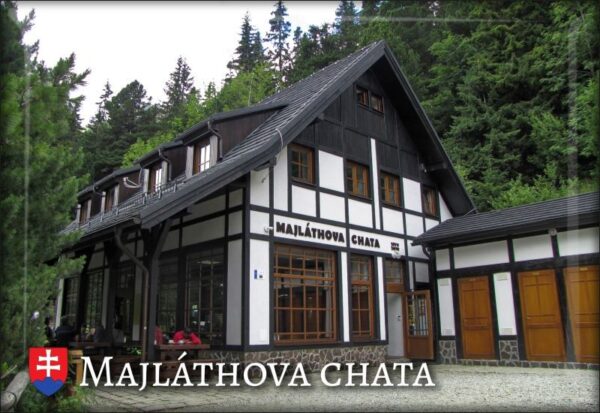 High Tatras - Majláth's cottage - Resin fridge magnet