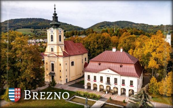 Brezno - Square gen. M.R. Štefánik - Resin fridge magnet