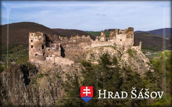 Šašov Castle I. - Resin fridge magnet