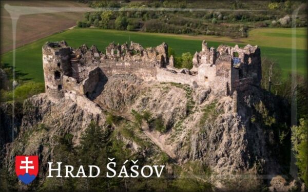 Šašov Castle II. - Resin fridge magnet