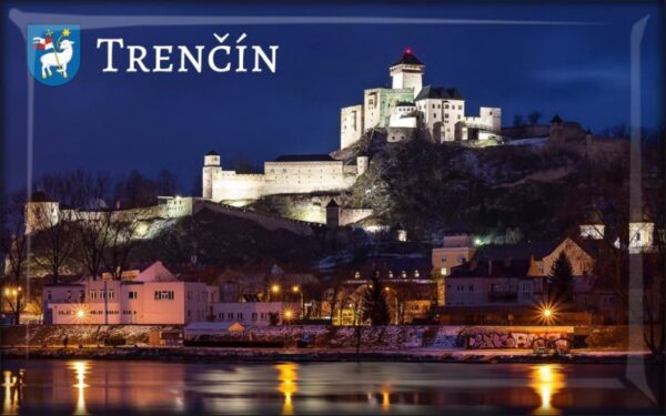 Trenčín - Castle - Resin fridge magnet