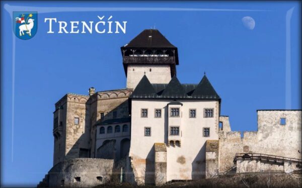Trenčín II. - Resin fridge magnet
