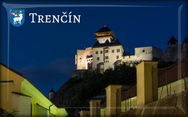 Trenčín III. - Resin fridge magnet