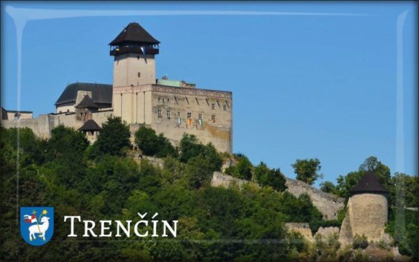 Trenčín IV. - Resin fridge magnet