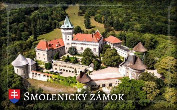 Smolenice Castle II. - Resin fridge magnet