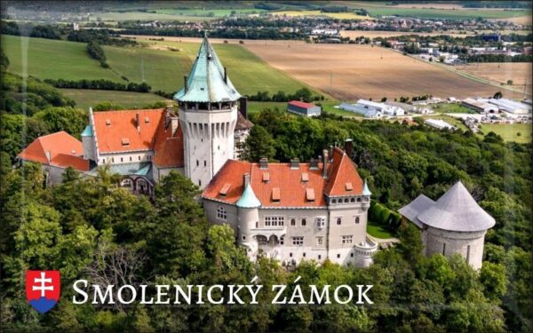 Smolenice Castle III. - Resin fridge magnet