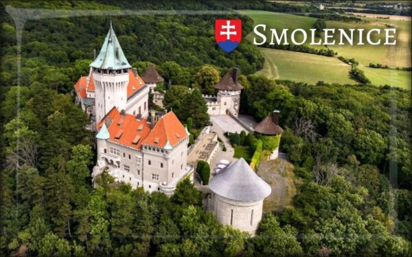 Smolenice Castle IV. - Resin fridge magnet