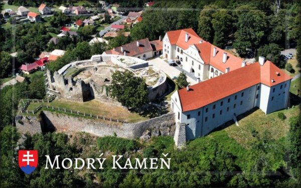 Castle Modrý Kameň I. - Resin fridge magnet