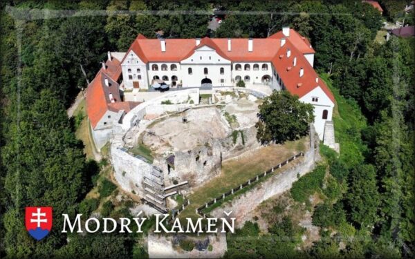 Castle Modrý Kameň II. - Resin fridge magnet