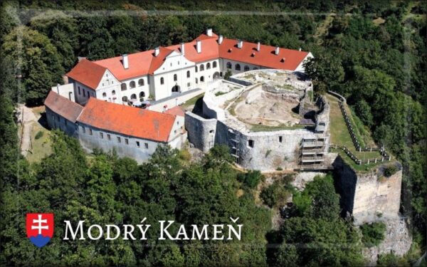 Castle Modrý Kameň III. - Resin fridge magnet