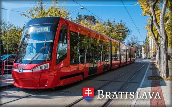 Bratislava tram - Resin fridge magnet