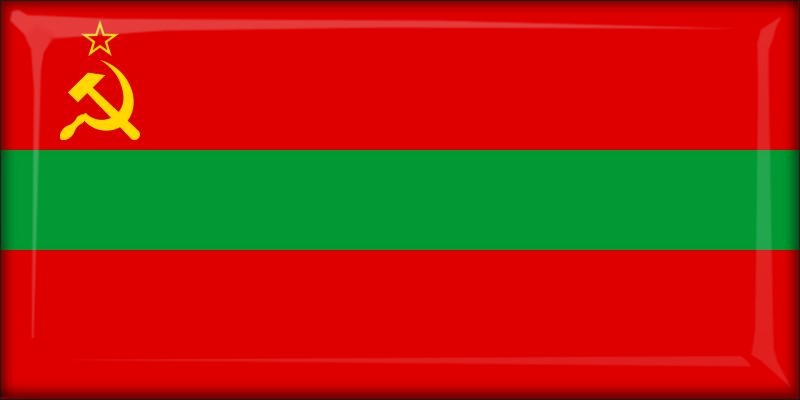 - Flag - Resin fridge magnet