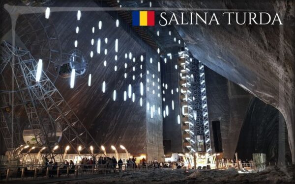 Romania - Salina Turda - 2 - Resin fridge magnet