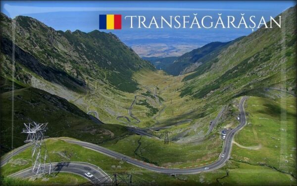 Romania - Transfagarasan - Resin fridge magnet