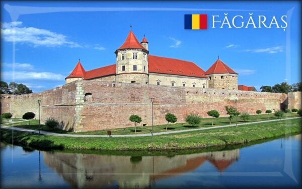 Romania - Fagaras - Resin fridge magnet